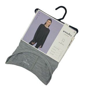 Wander by Hot Totties Womens Tie Back Tunic-Gray-Size Medium-NWT